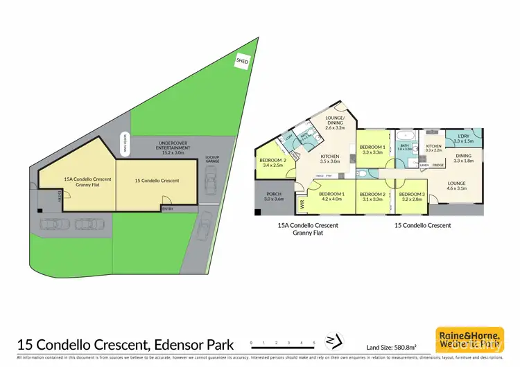 Floorplan of Homely house listing, 15 Condello Crescent, Edensor Park NSW 2176