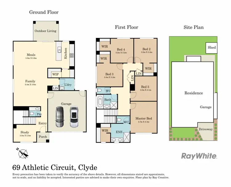 Floorplan of Homely house listing, 69 Athletic Circuit, Clyde VIC 3978