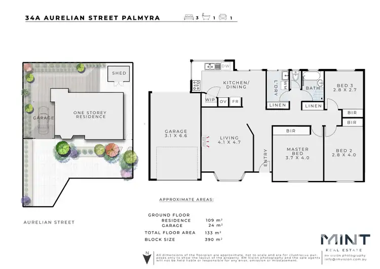 Floorplan of Homely house listing, 34a Aurelian Street, Palmyra WA 6157