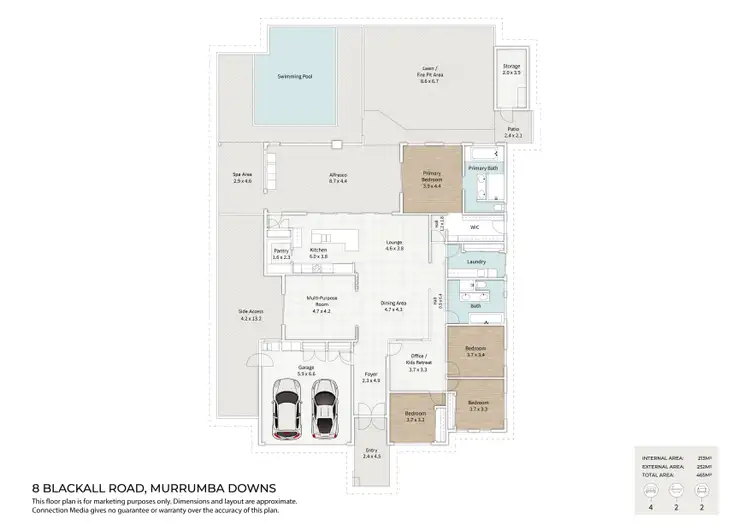 Floorplan of Homely house listing, 8 Blackall Road, Murrumba Downs QLD 4503