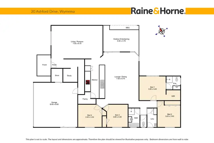 Floorplan of Homely house listing, 20 Ashford Drive, Wyreema QLD 4352