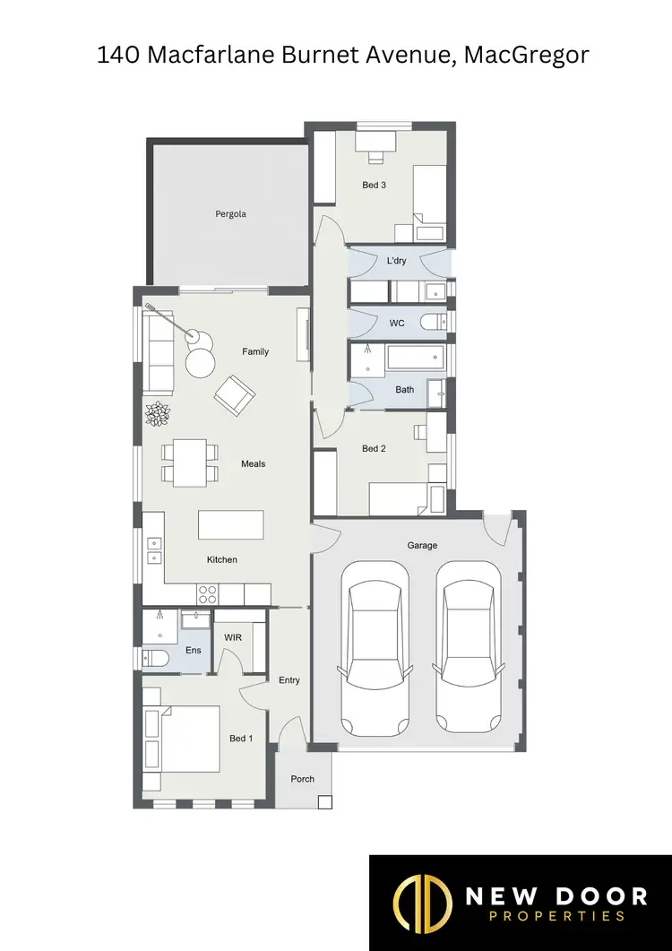 Floorplan of Homely house listing, 140 Macfarlane Burnet Avenue, Macgregor ACT 2615