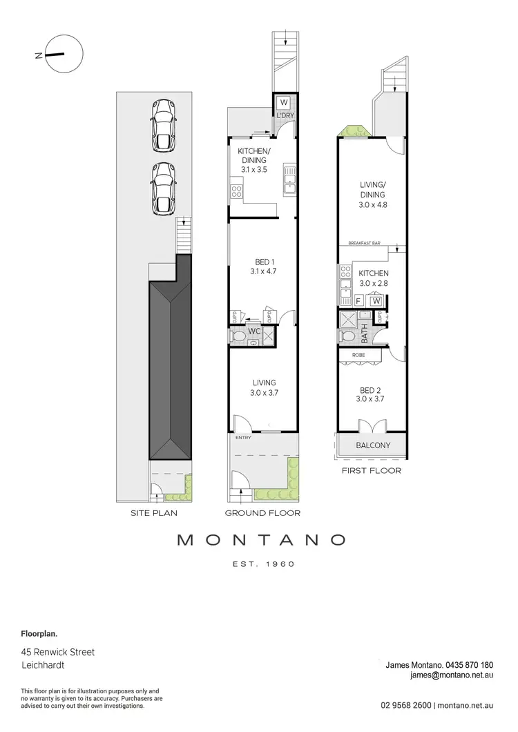 Floorplan of Homely house listing, 45 Renwick Street, Leichhardt NSW 2040