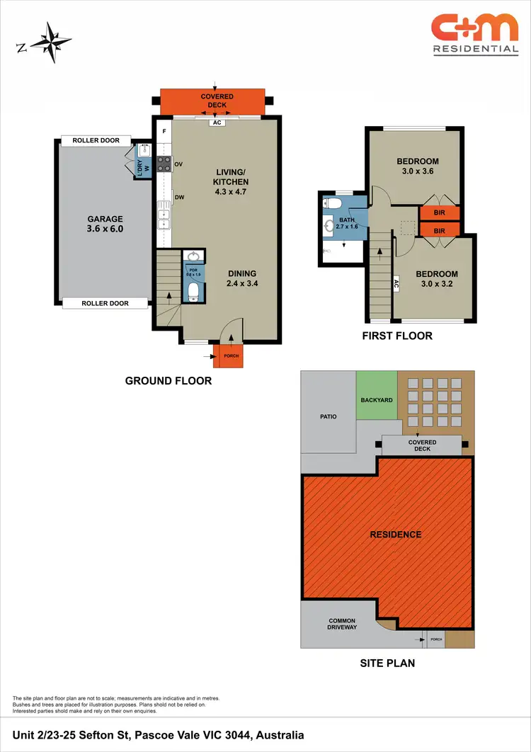 Floorplan of Homely townhouse listing, 2/23-25 Sefton Street, Pascoe Vale VIC 3044