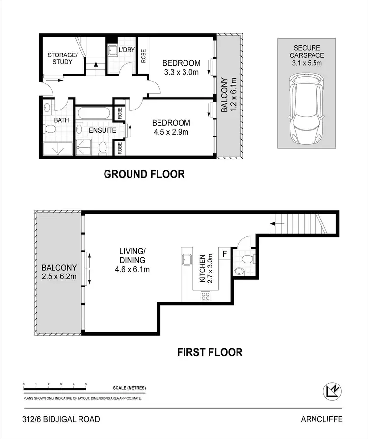 Floorplan of Homely apartment listing, 312/6 Bidjigal Road, Arncliffe NSW 2205