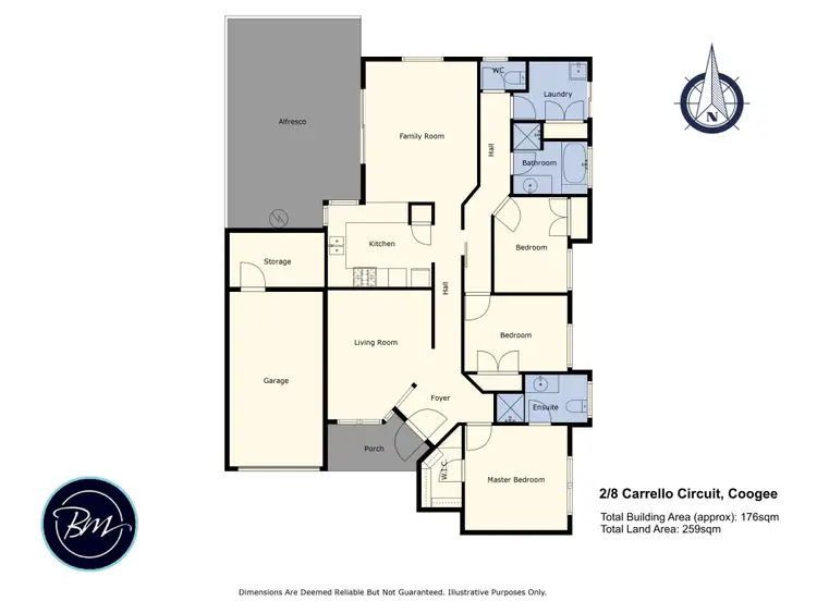 Floorplan of Homely house listing, 2/8 Carrello Circuit, Coogee WA 6166