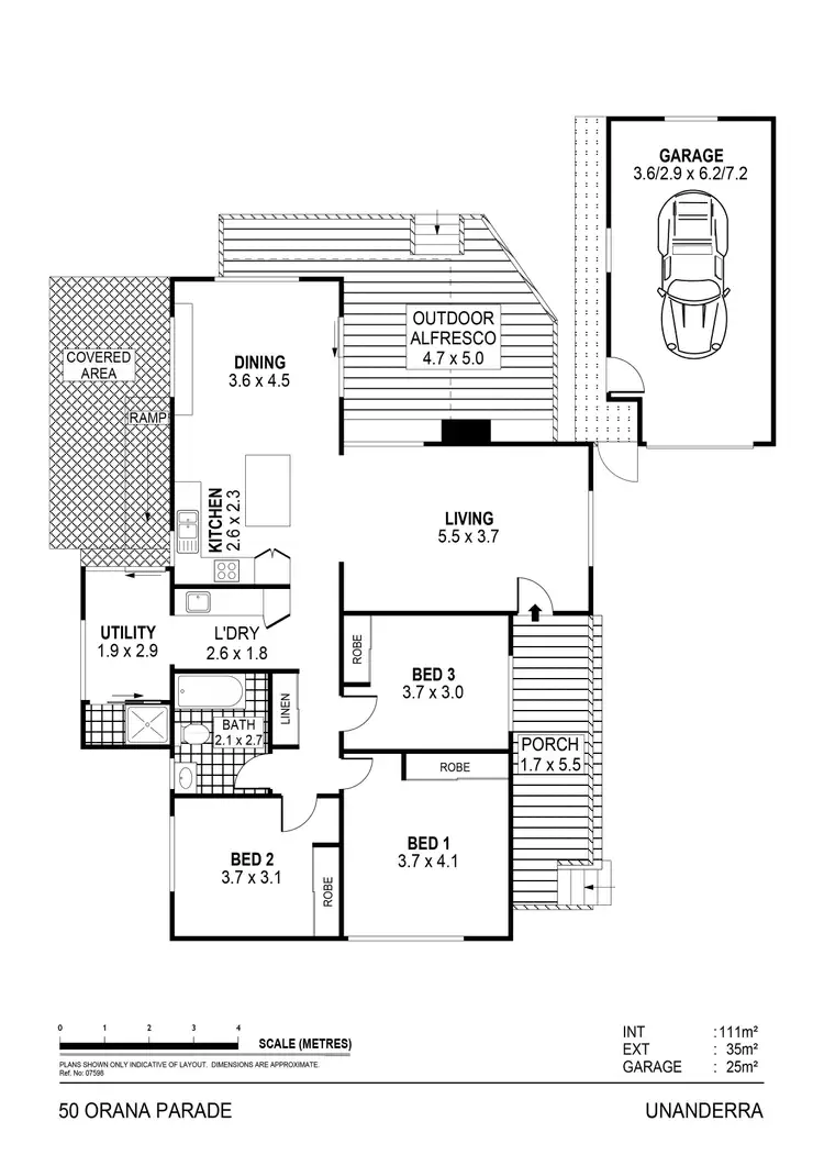 Floorplan of Homely house listing, 50 Orana Parade, Unanderra NSW 2526