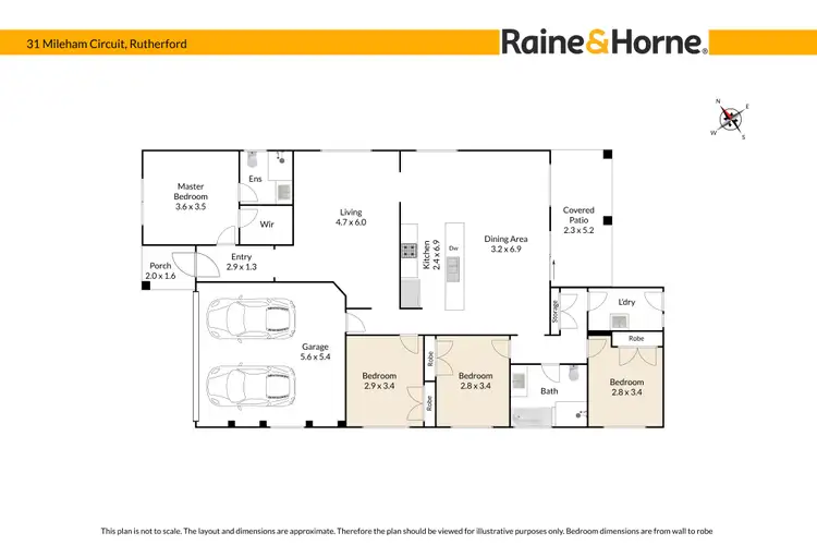 Floorplan of Homely house listing, 31 Mileham Circuit, Rutherford NSW 2320