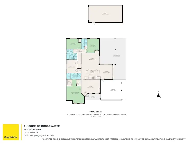 Floorplan of Homely house listing, 1 Higgins Drive, Broadwater WA 6280