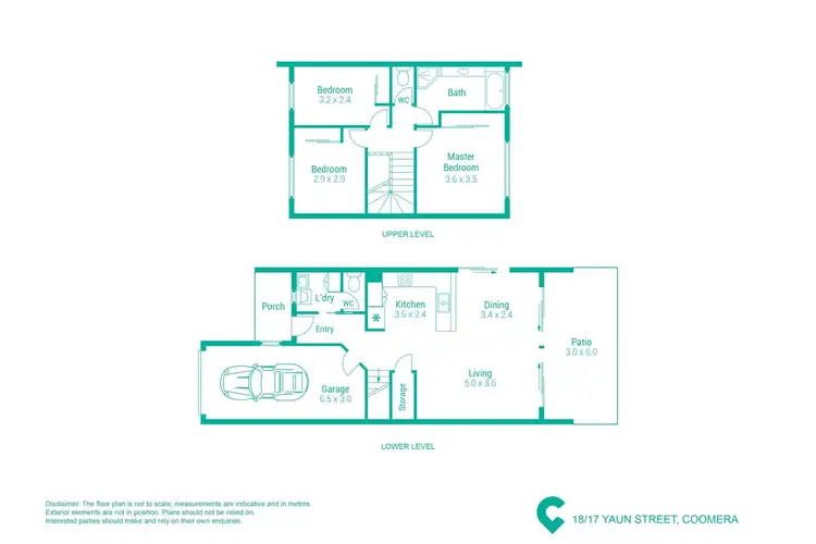 Floorplan of Homely townhouse listing, 18/17 Yaun Street, Coomera QLD 4209