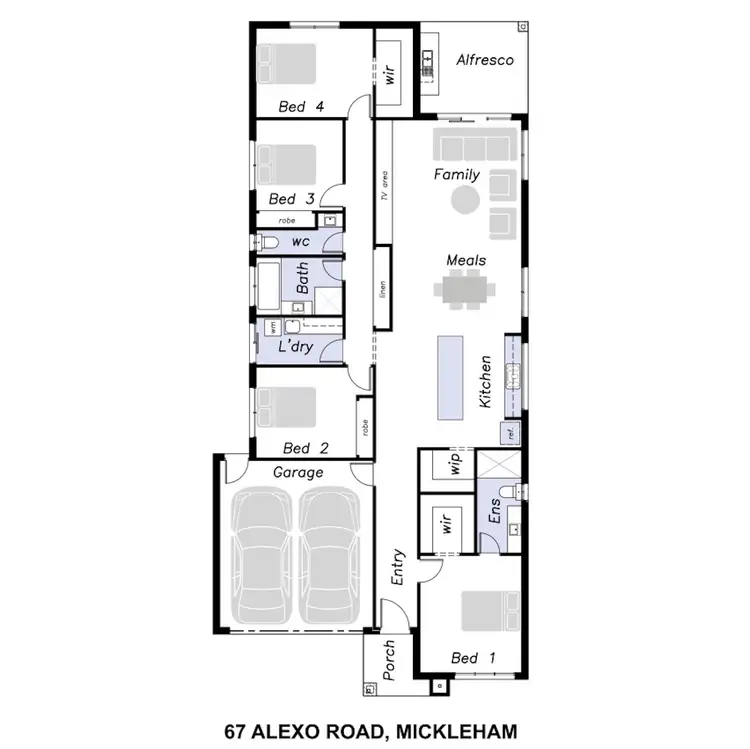 Floorplan of Homely house listing, 67 Alexo Road, Mickleham VIC 3064