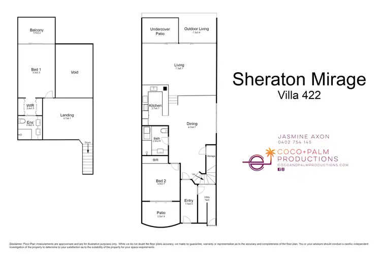 Floorplan of Homely unit listing, 11/8-28 Pandanus Way (Mirage Villa 422), Port Douglas QLD 4877