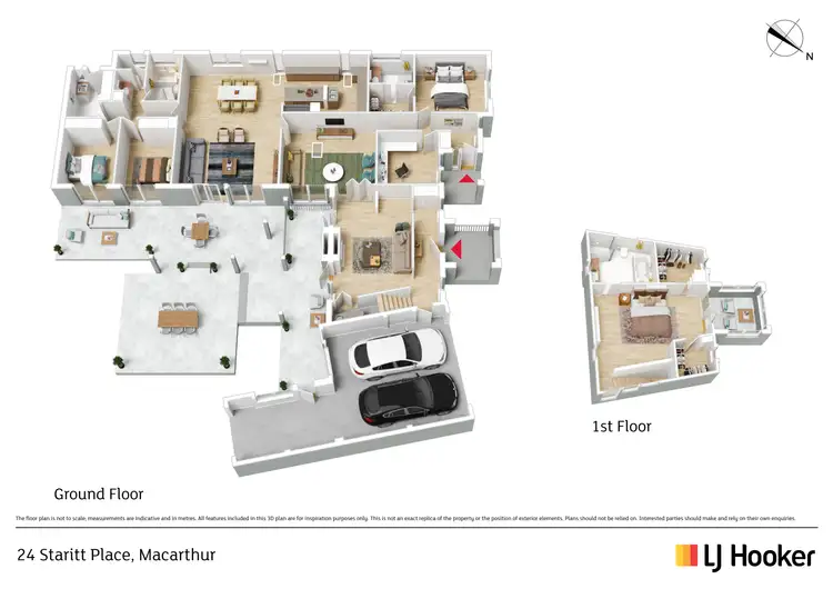 Floorplan of Homely house listing, 24 Starritt Place, Macarthur ACT 2904