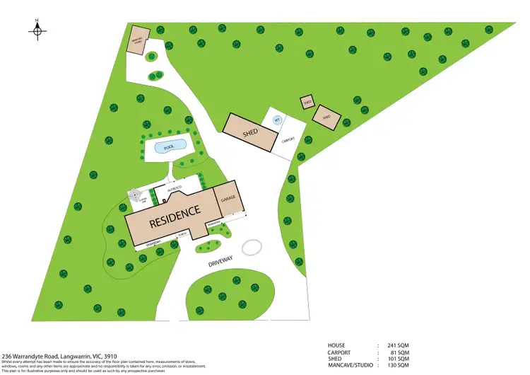 Floorplan of Homely house listing, 236 Warrandyte Road, Langwarrin VIC 3910