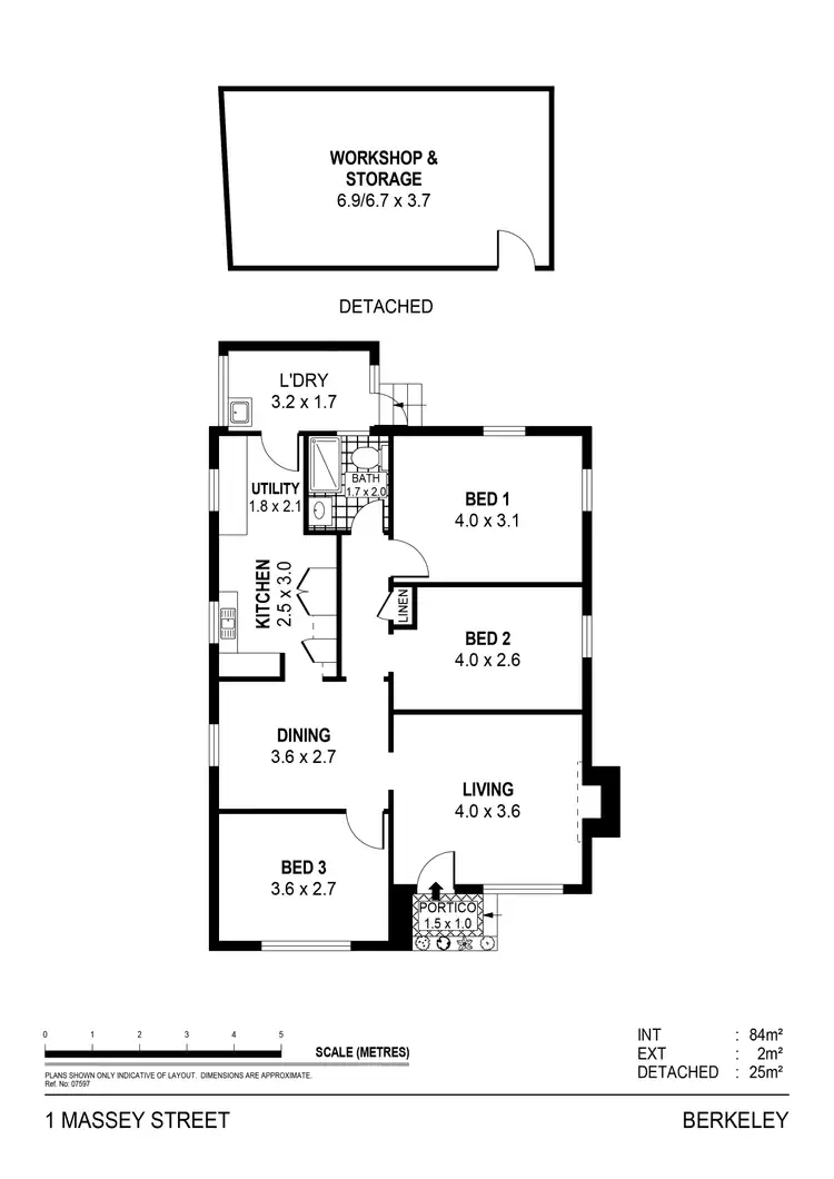 Floorplan of Homely house listing, 1 Massey Street, Berkeley NSW 2506