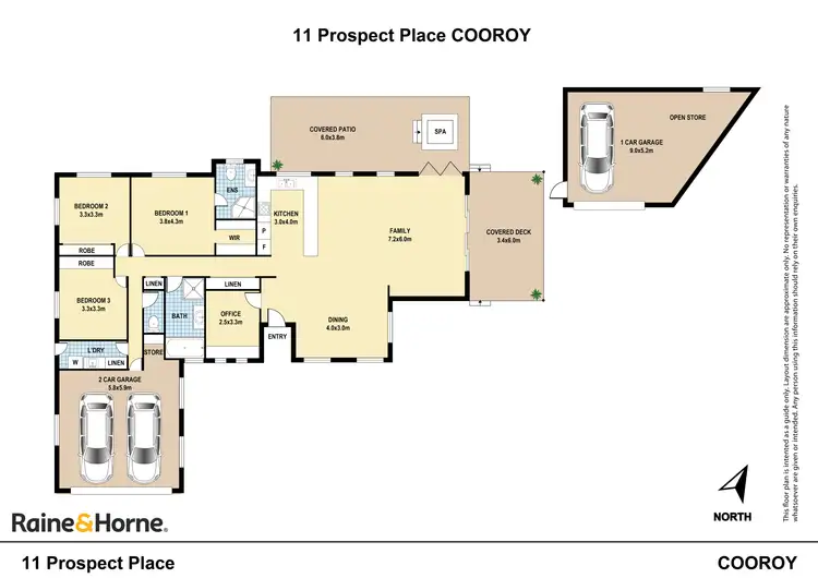 Floorplan of Homely house listing, 11 Prospect Place, Cooroy QLD 4563