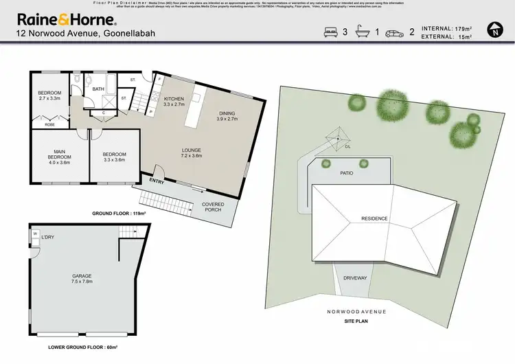 Floorplan of Homely house listing, 12 Norwood Avenue, Goonellabah NSW 2480