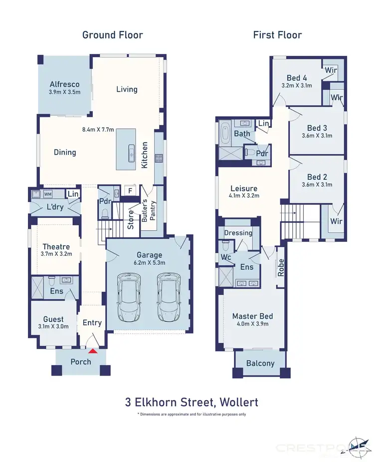 Floorplan of Homely house listing, 3 Elkhorn Street, Wollert VIC 3750