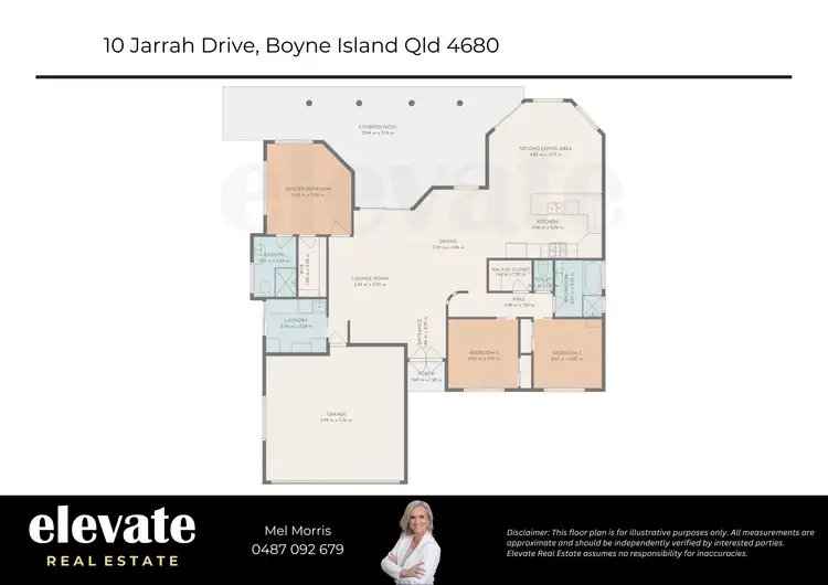 Floorplan of Homely house listing, 10 Jarrah Drive, Boyne Island QLD 4680