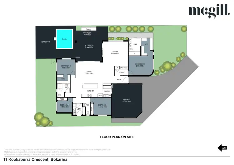 Floorplan of Homely house listing, 11 Kookaburra Crescent, Bokarina QLD 4575