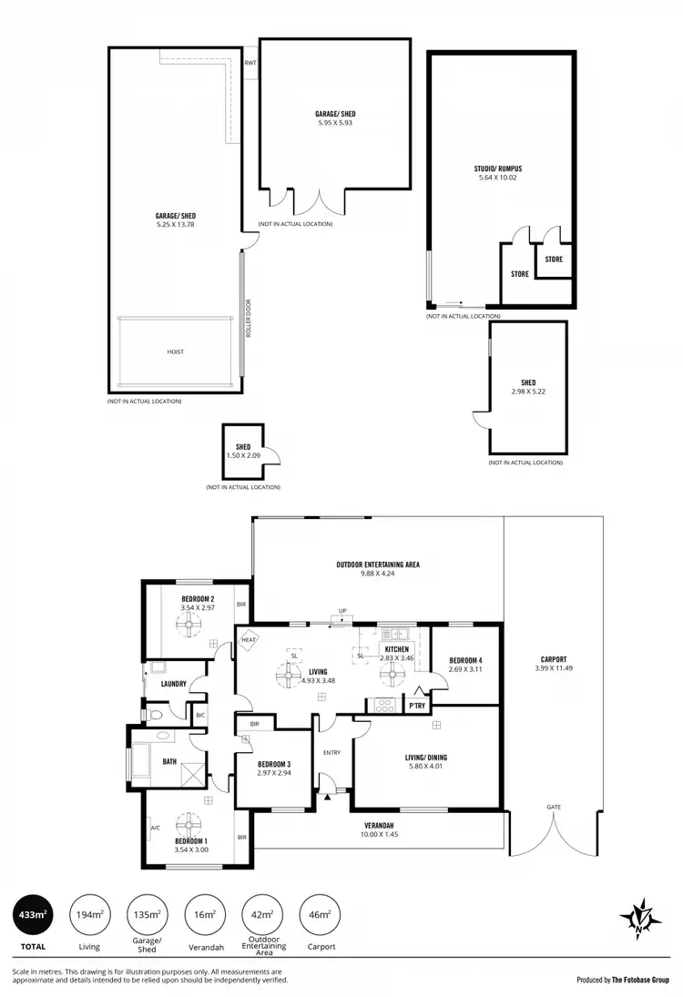 Floorplan of Homely house listing, 77 Aldinga Road, Willunga SA 5172