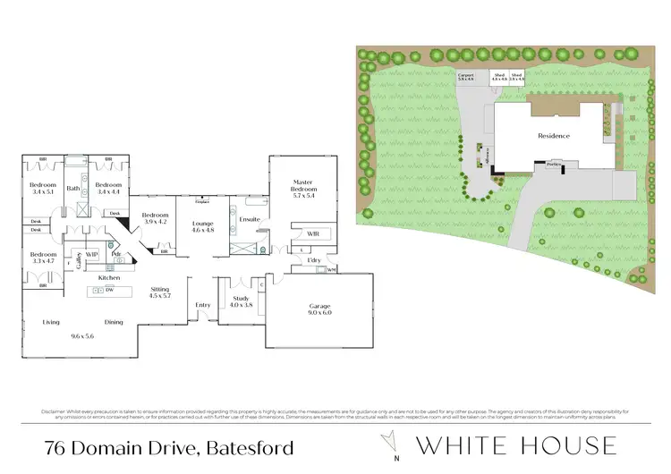 Floorplan of Homely house listing, 76 Domain Drive, Batesford VIC 3213