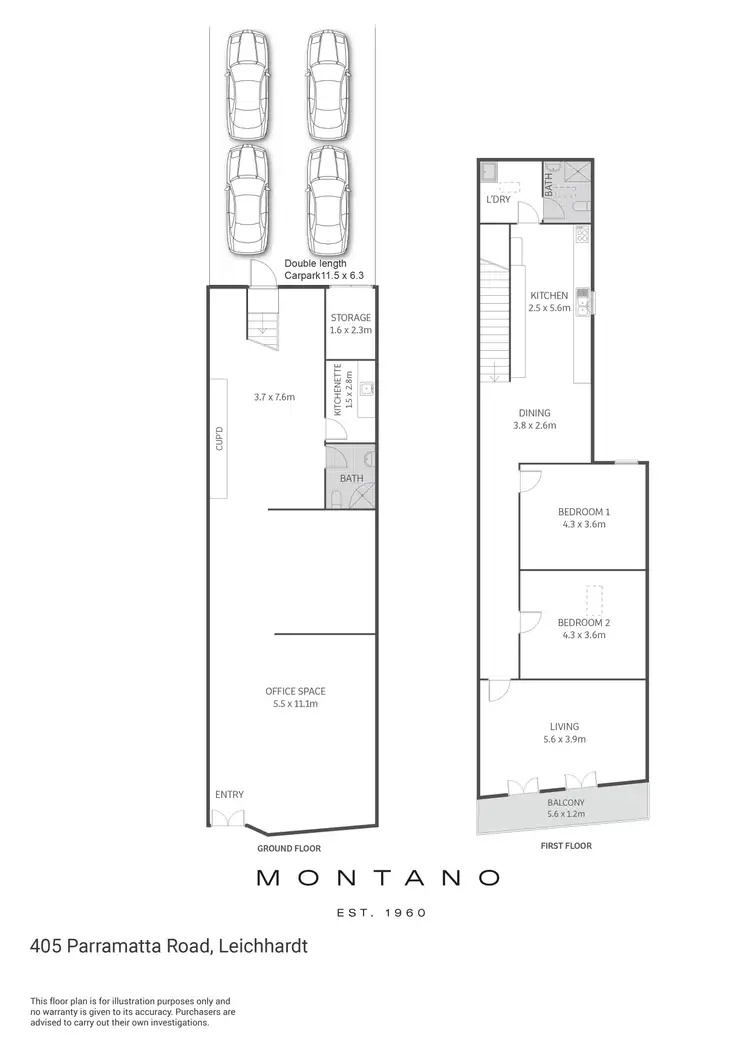 Floorplan of Homely house listing, 405 Parramatta Road, Leichhardt NSW 2040