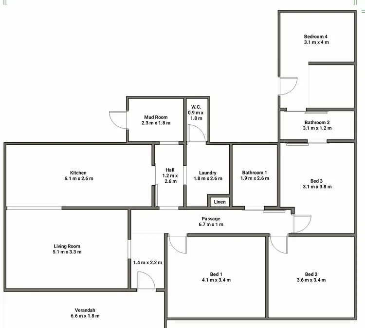 Floorplan of Homely house listing, 20 Francis Street, Port Augusta SA 5700