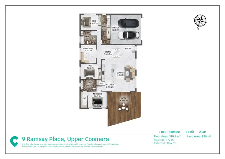 Floorplan of Homely house listing, 9 Ramsay Place, Upper Coomera QLD 4209