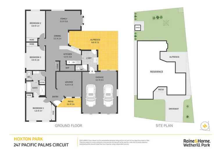 Floorplan of Homely house listing, 247 Pacific Palms Circuit, Hoxton Park NSW 2171