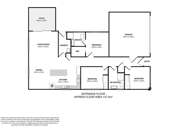 Floorplan of Homely house listing, 58C Clemenceau Crescent, Tanilba Bay NSW 2319