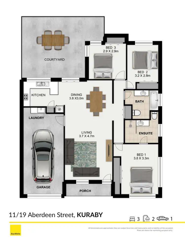 Floorplan of Homely house listing, 11/19 Aberdeen Crescent, Kuraby QLD 4112