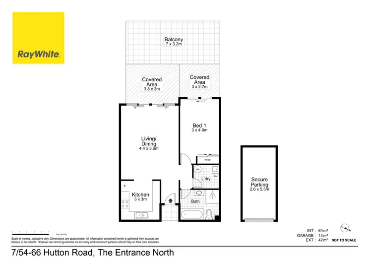 Floorplan of Homely unit listing, 7/54-66 Hutton Road, The Entrance North NSW 2261
