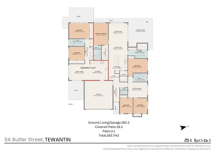 Floorplan of Homely house listing, 9A Butler Street, Tewantin QLD 4565