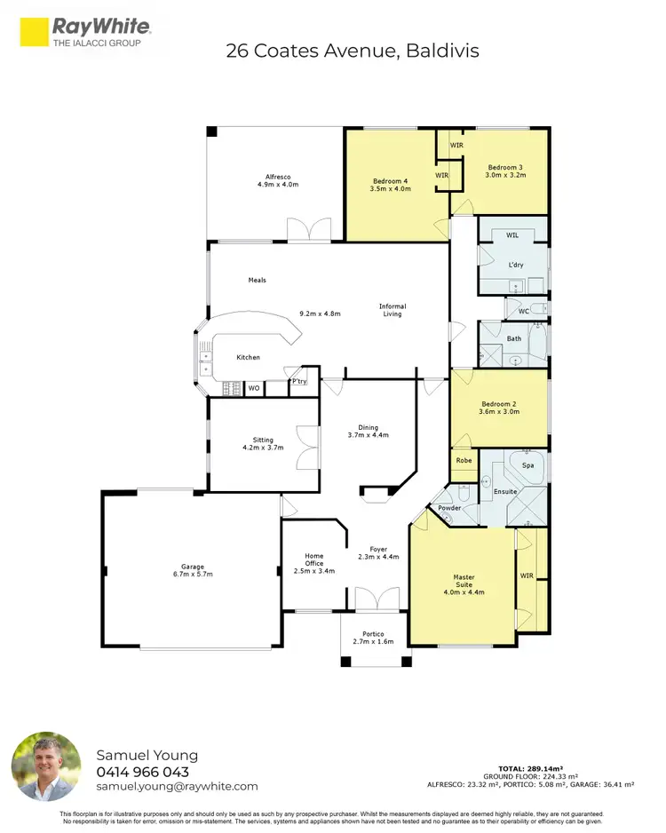 Floorplan of Homely house listing, 26 Coates Avenue, Baldivis WA 6171
