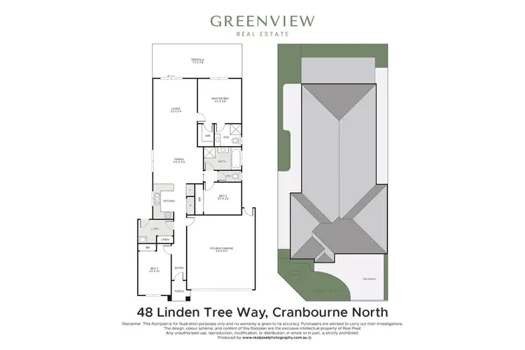Floorplan of Homely house listing, 48 Linden Tree Way, Cranbourne North VIC 3977