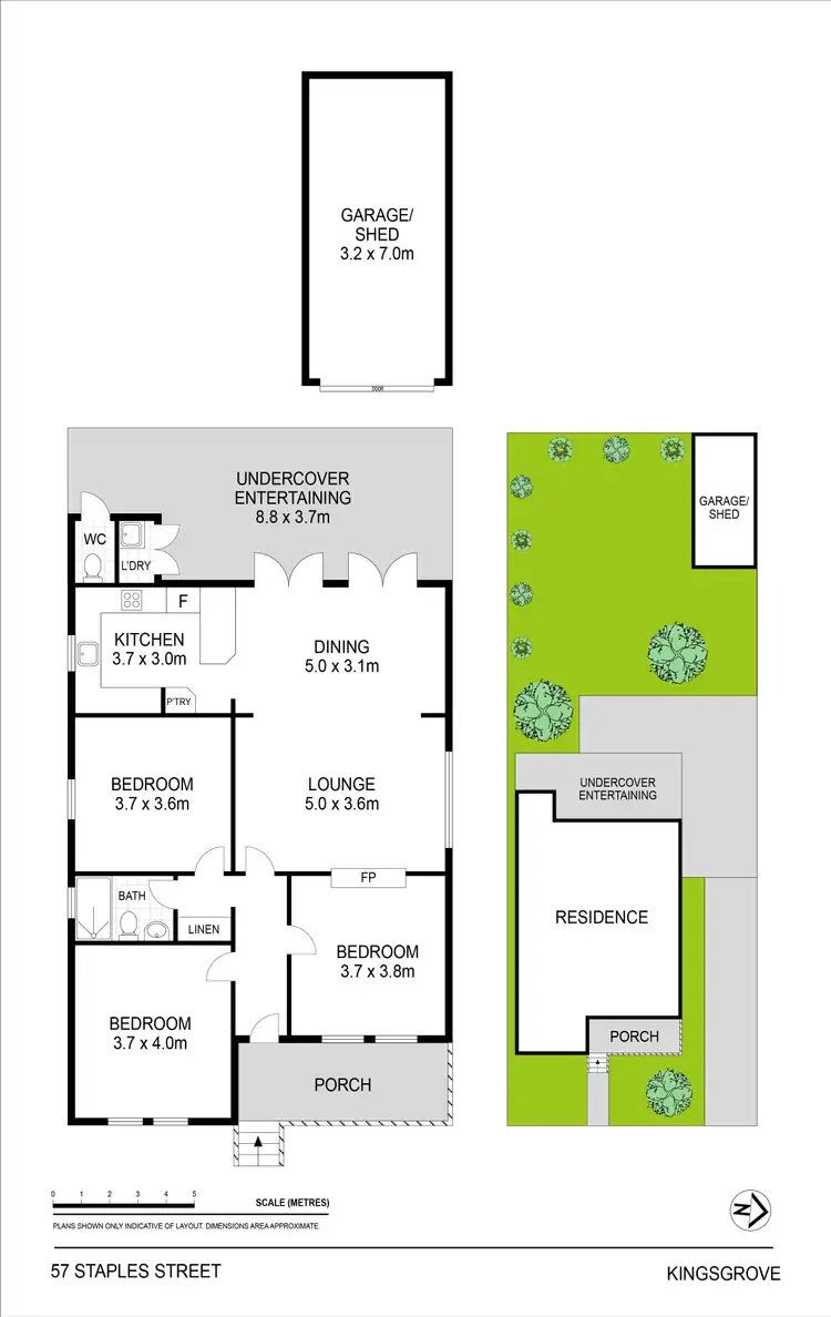 Floorplan of Homely house listing, 57 Staples Street, Kingsgrove NSW 2208