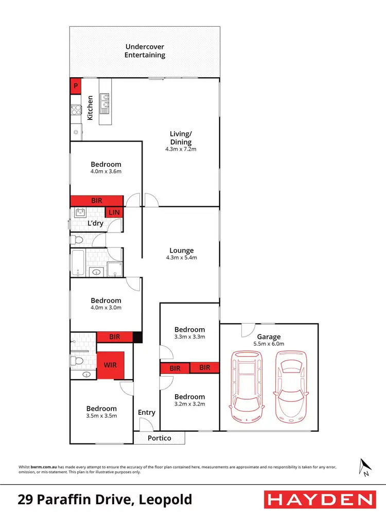 Floorplan of Homely house listing, 29 Paraffin Drive, Leopold VIC 3224