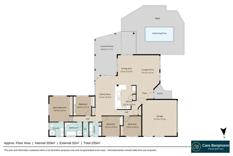 Floorplan of Homely house listing, 1 Turpentine Court, Albany Creek QLD 4035
