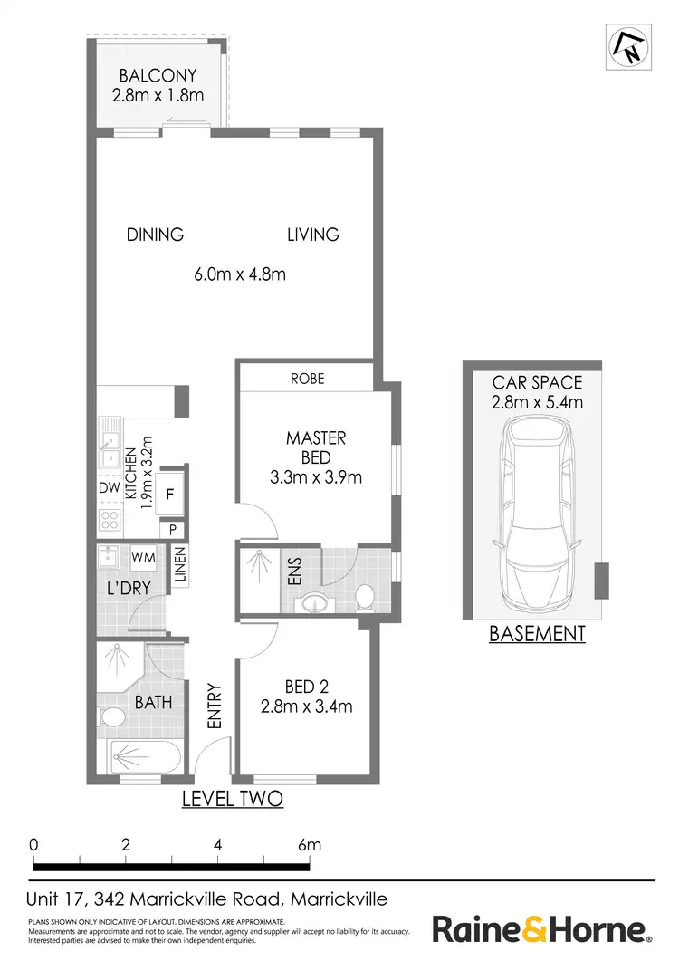 Floorplan of Homely apartment listing, 17/342a Marrickville Road, Marrickville NSW 2204