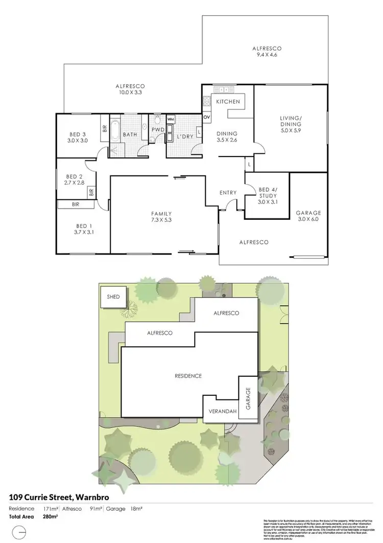 Floorplan of Homely house listing, 109 Currie Street, Warnbro WA 6169