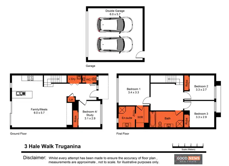 Floorplan of Homely house listing, 3 Hale Walk, Truganina VIC 3029