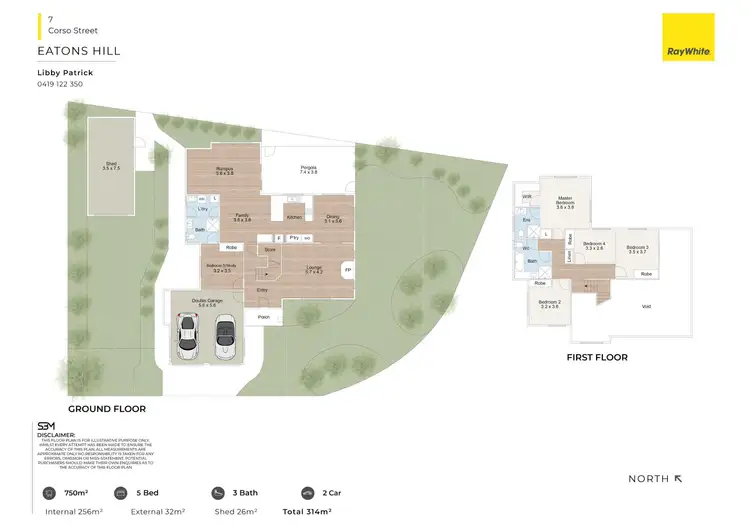 Floorplan of Homely house listing, 7 Corso Street, Eatons Hill QLD 4037