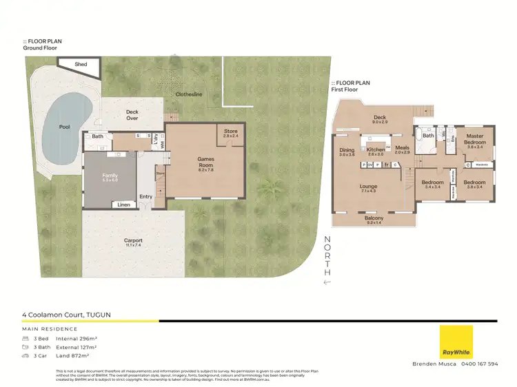 Floorplan of Homely house listing, 4 Coolamon Court, Tugun QLD 4224