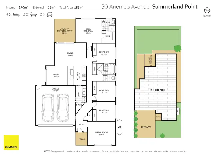 Floorplan of Homely house listing, 30 Anembo Avenue, Summerland Point NSW 2259