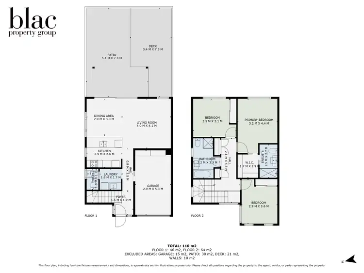Floorplan of Homely townhouse listing, 7/100 Brickworks Road, Kallangur QLD 4503