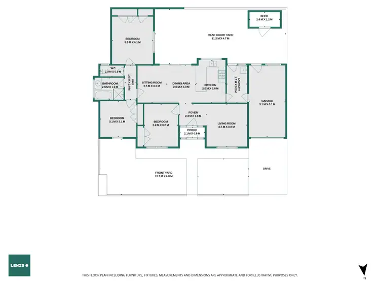 Floorplan of Homely house listing, 1/57 Warwick Road, Pascoe Vale VIC 3044