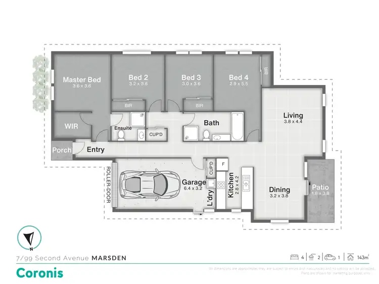 Floorplan of Homely townhouse listing, 7/99 Second Avenue, Marsden QLD 4132