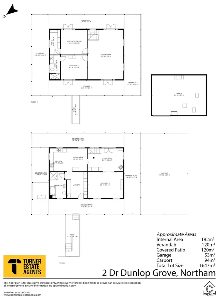 Floorplan of Homely house listing, 2 Dr Dunlop Grove, Northam WA 6401