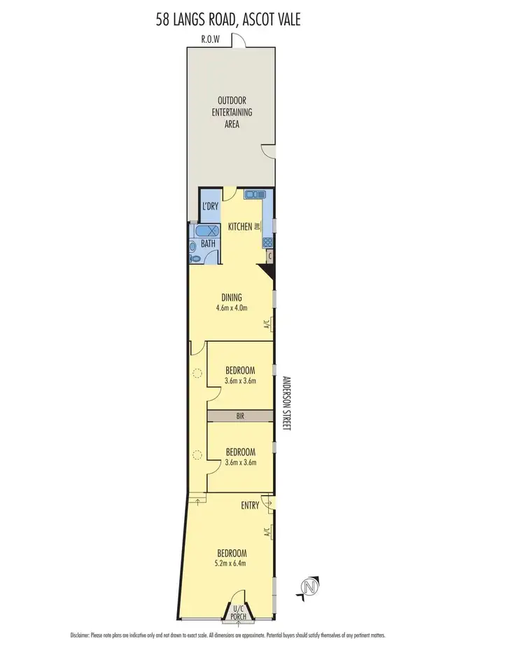 Floorplan of Homely house listing, 58 Langs Road, Ascot Vale VIC 3032
